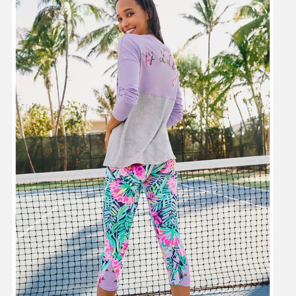 🌸 Lilly Pulitzer Luxletic Midi Leggings - Picture 2 of 15